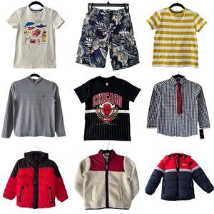 9 Piece Bundle Boys S – Tees, Shorts, Sweater & Jackets